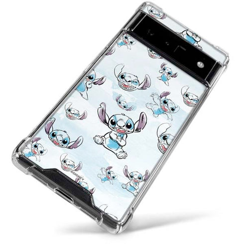 Disney Lilo and Stitch Pattern Google Pixel 6 Clear Case